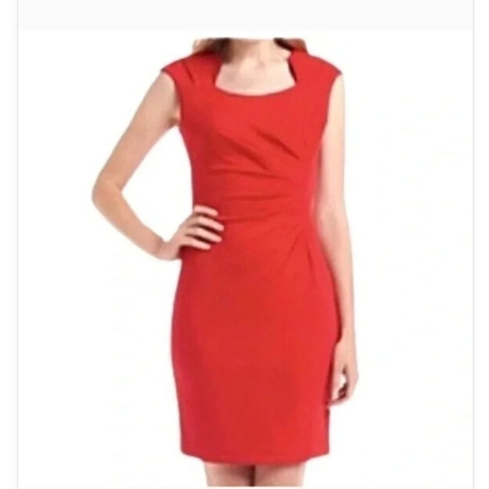 Calvin Klein‎ Vibrant Red Dress Size 4